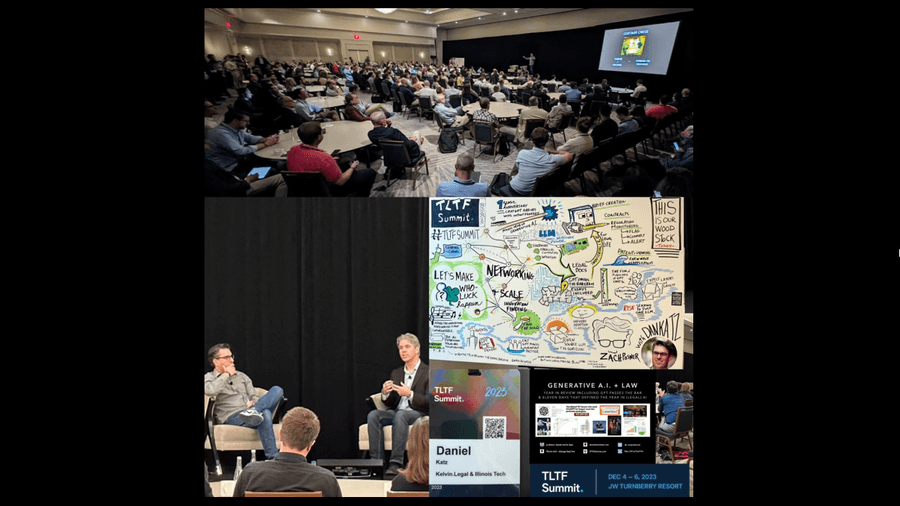 Daniel Martin Katz Gives the Opening Address at the LegalTech Fund (TLTF) Summit 2023
