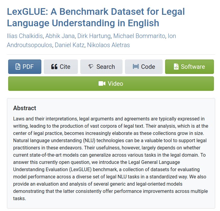 273 Ventures research on legal NLP